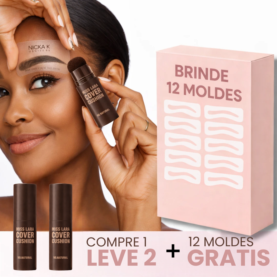 PerfectBrow Stamp™ Sobrancelhas Perfeitas - Compre 1 Leve 2 + 12 Moldes BRINDE