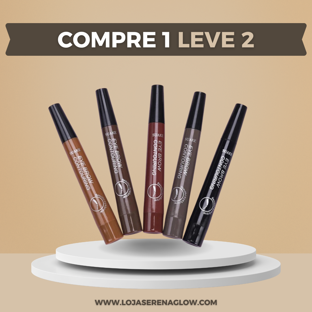 Caneta Sobrancelhas Perfeitas 7D™ - Efeito Microblanding - COMPRE 1 LEVE 2
